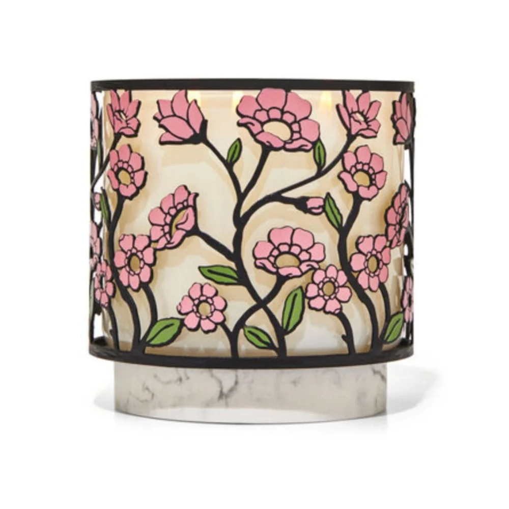 ✨PICK 2/$50✨ 💐 Bath & Body Works Flowerbed 3-Wick Candle Holder - Picture 2 of 5